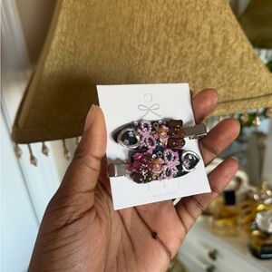 Handmade Junk Hair Clips (Glow in the Dark)
